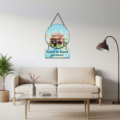 Grandparents Anniversary Wall Hanging Decor 